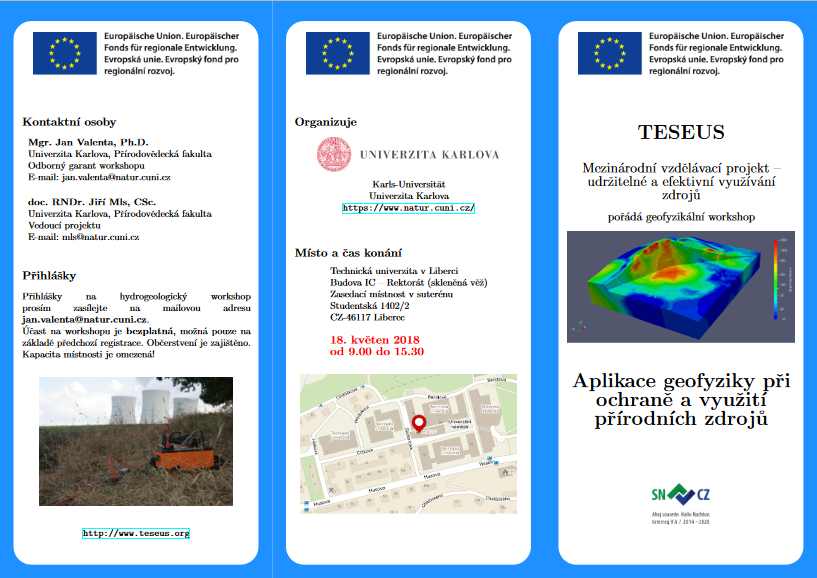 Aplikace geofyziky při ochraně a využití přírodních zdrojů