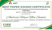 best paper award certificate CSEE 2025